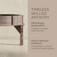 thumbnail image 3 of Maven Lane Jaya Handmade Heritage Wooden Round Coffee Table in Brown Finish, 3 of 6