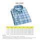 thumbnail image 4 of Camisa de manga larga de corte regular para hombre Camisa de solapa a cuadros de lino y algodón Camisa de vestir informal delgada para hombre, 4 of 4