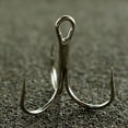 thumbnail image 4 of Flmtop 50Pcs Sharpened Fishing Treble Hooks Carbon Steel Fishing Tackles with Plastic Box, 4 of 7