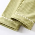thumbnail image 7 of WOYY Toddler Girls Sleepwear Set Solid Long Sleeve Shirt Pants Outfits Loungewear, Sizes 11-12, 7 of 7