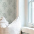 thumbnail image 3 of (2 pack) Roommates Studio Light Blue Auden Peel and Stick Wallpaper 30.75 Sq. ft, 3 of 13