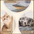 thumbnail image 7 of Yaheetech 23.5″ H Spacious Cat Tree with Large Top Perch, Condo & Scratching Posts, Light Gray, 7 of 7