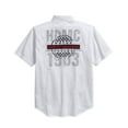 thumbnail image 3 of Harley-Davidson Men's Checkerboard Graphic Short Sleeve Shirt, White 96194-18VM, 3 of 4