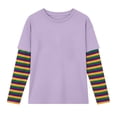 thumbnail image 3 of Girls Tshirts Packs Size 10-12 Tuesday Short Sleeve Tunic Tee Tops Summer Cute Back To School Shirts for Girls Casual Girl Clothes Outifit, 3 of 4