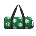 thumbnail image 2 of KLL Snowflake Duffle Bag For Men Women Sport Gym Fitness Tote Travel Training Workout Basketball Football Weekender, 2 of 8