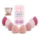 thumbnail image 1 of Esponja De Maquillaje De 8 Piezas Con Estuche, Esponjas De Maquillaje Licuadora Esponja De Belleza Huevo De Maquillaje Con Caja De Regalo, Cosmético De Base De Uso Seco Y Húmedo Sin Látex, 1 of 4