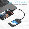 thumbnail image 3 of Unitek USB C Hard Drive Adapter, USB Type-C 3.1 to SATA III Hard Drive Converter Cable for 2.5 inch SATA HDD/SSD Hard Disk, Solid State Drives Connector, Support UASP, 3 of 6