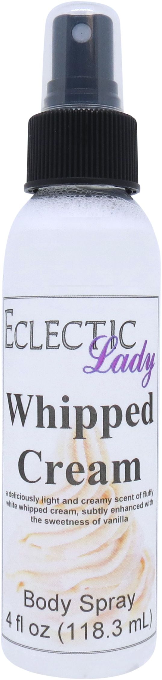 Whipped Cream Body Spray, Eclectic Lady, Hydrating Mist, Unisex, 4 oz