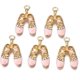 thumbnail image 1 of 10 colgantes de zapatos de baile con forma de zapatos, accesorios para joyería, soporte para colgantes, aleación chapada, esmalte, diamantes de imitación., 1 of 4