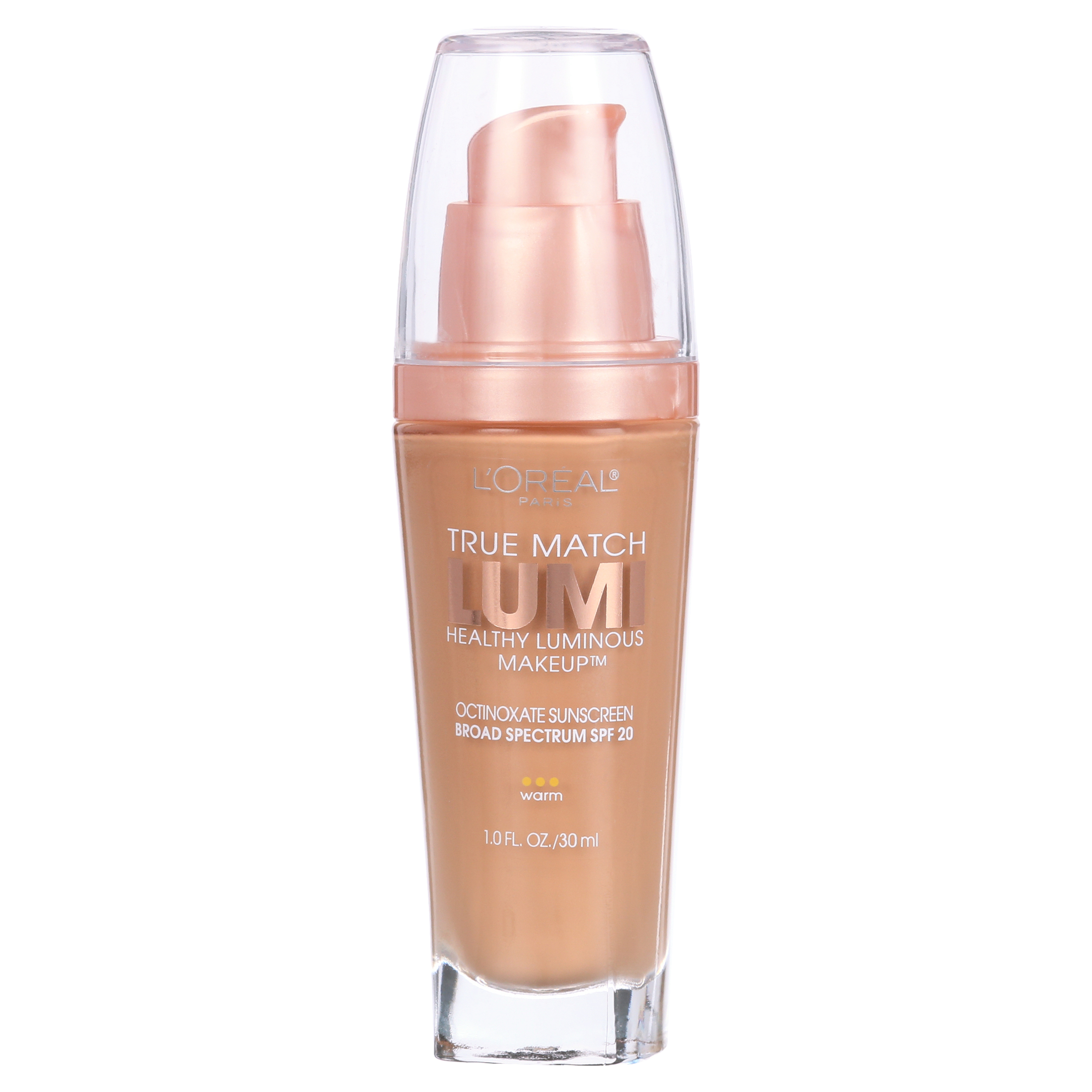 L'Oreal Paris True Match Lumi Liquid Foundation Makeup, W3 Nude Beige, 1 fl oz - image 6 of 10