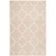 thumbnail image 1 of Safavieh Cambridge Collection CAM140M Handmade Moroccan Geometric Light Pink and Ivory Premium Wool Runner (2'6" x 12'), 1 of 3