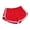 A-Red183, variant on XIAOCHA Women's Breathable Running Shorts Elastic Waist Contrast Casual Workout Jogging Shorts