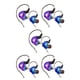 thumbnail image 1 of Inteprter Auricular con cable Estuche metálico portátil de 60 grados Auricular HiFi para interiores y exteriores Ver video Auriculares Azul morado 5Conjunto, 1 of 6