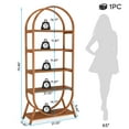 thumbnail image 6 of Tribesigns 5-Shelf Open Bookshelf, 70.8" Tall Arched Bookcase, Storage Wood Bookshelves, Display Shelving, 6 of 6