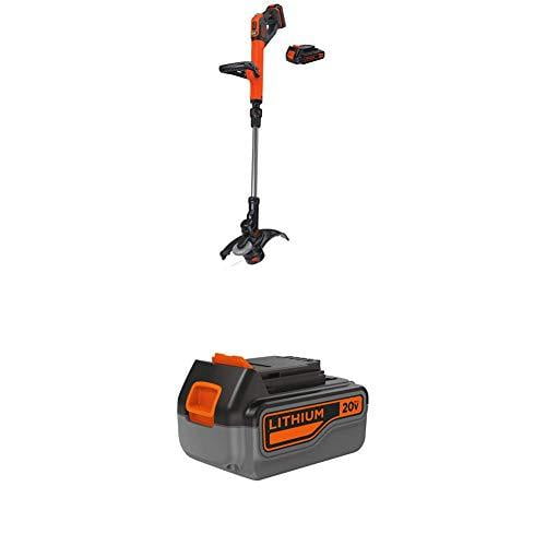 BLACK+DECKER LSTE525 20V MAX Lithium Easy Feed String Trimmer/Edger