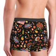 thumbnail image 6 of Salouo BBQ Party Print Men's Boxer Briefs,Breathable Underwear Elastic Waistband Briefs for Men -Medium, 6 of 8