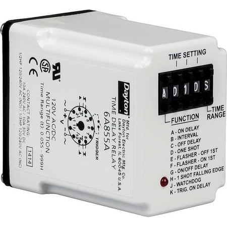 Multifunction Time Delay Relay  Octal  Multi Function  10 Functions 12V DC  DPDT price history on PriceWatchPro