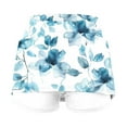 thumbnail image 5 of BiZtdJrK Womens Stretch Workout Skort Floral Printed High Waist Casual Summer Skirts Fashion Streetwear Skirts with Shorts on sale or clearance Blue S, 5 of 7