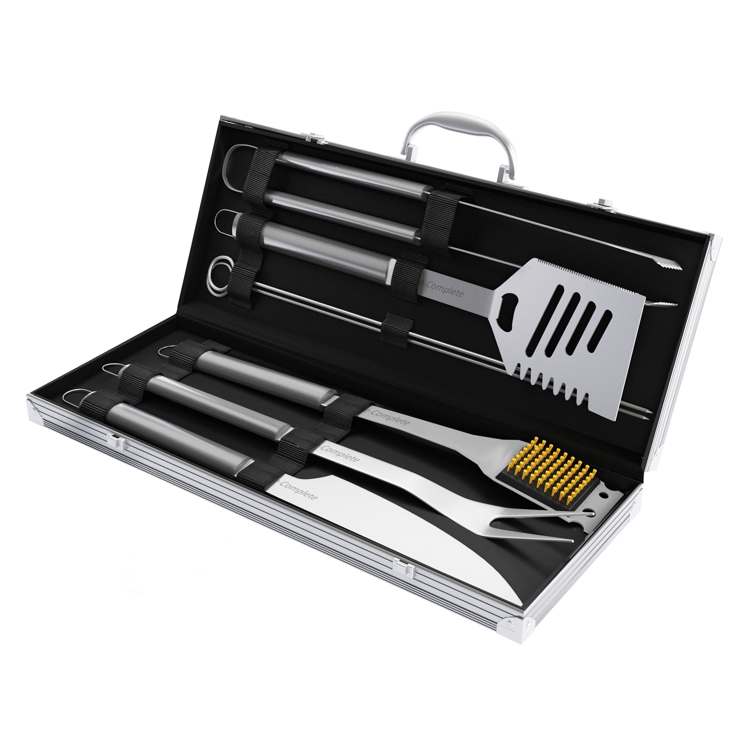 Details about   Expert Grill Soft Grip 3 Piece Barbecue Grill Tool Set 