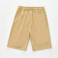 thumbnail image 4 of JUMESG Youth Boys Shorts Quick Dry Lightweight Pull-On Hiking Shorts for Sports Outdoor with Zipper Pockets 3T 4T 5T 6T 7T-10 Years (Khaki,3-4 Years）, 4 of 9