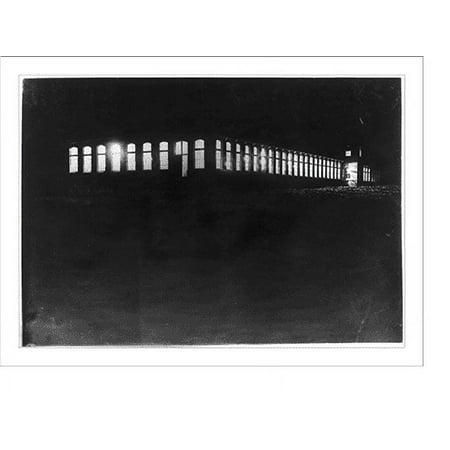 Historic Print, Whitnel Cotton Mfg. Co., Whitnel, N.C. Running at night. Out of 50 employees there, 10 were about 12 years old, and some surely under that. See photos #435 and 436. Loca...18" x 24"