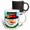 Multicolor, variant on 3drose, Snowman in Top Hat Design, 11oz Magic Transforming Mug