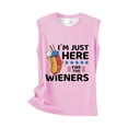 thumbnail image 4 of Independence Day Womens Tops Independence Day I'm Just Here for The Flag Print Tank Top, 4 of 4
