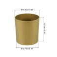 thumbnail image 2 of Uxcell 6" Round Plastic Planter Flowerpot Container Indoor Outdoor, Gold 2 Pack, 2 of 6