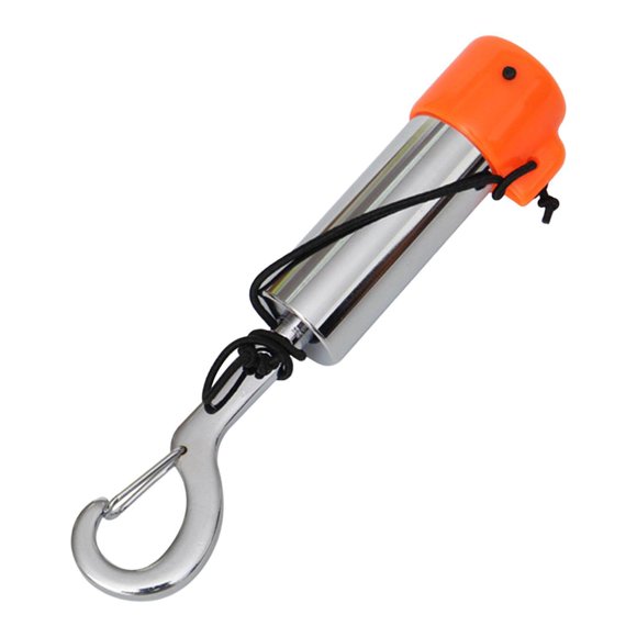 thinsony Scuba Diving Safety Tank Rattle Stick Signal Bell with Wrist Strap Hook Type