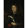 thumbnail image 3 of Nicolaes Maes 11x14 Black Modern Framed Museum Art Print Titled - Admiral Jacob Binkes (Born About 1640, Died 1677), 3 of 5