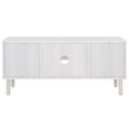 thumbnail image 5 of SAFAVIEH Ophelia Coastal 2 Door 2 Shelf Media Stand, White (46.9 in. W x 15.5 in. D x 21 in. H), 5 of 16