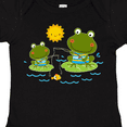 thumbnail image 4 of Inktastic Fishing Frogs Cute Fisherman Boys Baby Bodysuit, 4 of 5