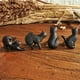 thumbnail image 3 of Tiradores de puertas y cajones con diseño de gato, estilo vintage rústico. UNA, 3 of 9