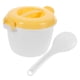 thumbnail image 2 of 1 Establecer una olla de arroz con microondas conveniente olla de arroz de microondas multifuncional con cuchara, 2 of 6