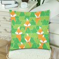 thumbnail image 3 of MKHERT Different Cute Foxes Pillowcase Pillow Protector Cushion Cover 18x18 inch,Set of 2, 3 of 3