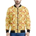 thumbnail image 3 of Chaqueta con cremallera y estampado 3D de queso amarillo para hombre y niño, sudadera con capucha y manga larga de gran tamaño, chaqueta bomber para mujer, 3 of 4