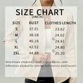 thumbnail image 5 of ZOELNIC Women's Elegant Textured Open Front Business Casual Work Office Blazer Jacket Suit, S, 5 of 5