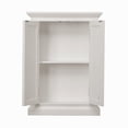 thumbnail image 4 of Water Creation Derby 33" Solid Hardwood Medicine Cabinet in White/Chrome, 4 of 4