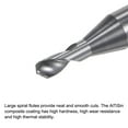 thumbnail image 3 of Uxcell 2mm Dia 4mm Shank 120 Degree Carbide AlTiSin Coated 2 Flutes Spotting Drill Bits, 3 of 7