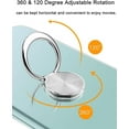 thumbnail image 4 of Designed for Samsung Galaxy A13 5G Case Clear Shockproof Silicone Protective Case with Ring Holder Kickstand Durable Soft TPU Anti-Scratch Non-Yellowing Phone Cover - Clear, 4 of 14