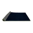 thumbnail image 2 of Ahgly Company Indoor Square Abstract Turquoise Blue Modern Area Rugs, 4' Square, 2 of 4