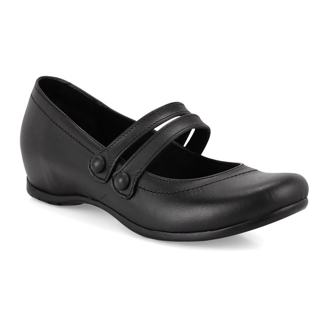 Zapato Escolar Niña Teens Negro Liso Castalia Casual Teens