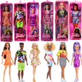 thumbnail image 2 of 11 estilos Mattel Barbie Fashionistas muñeca Anime figura de acción modelo Lone Hair Wear moda niños Dressup colección juguetes regalos xuanjing unisex, 2 of 2
