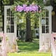 thumbnail image 4 of Coronas de Primavera para la Puerta Delantera 25.6 Pulgadas Swag de Peonía Artificial de Rosa Arco de Peonía de la Puerta Delantera Swag de Guirnalda Hoja de Bola Bordada Corona de Boda Arco de la Pue, 4 of 6