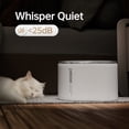 thumbnail image 2 of Petsee Automatic Pet Water Fountain 2.5L/84oz Cat Water Dispenser Ultra-Quiet Pump Multi-Stage Filtration, BPA-Free, White, 2 of 6