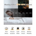 thumbnail image 5 of Forest Blackout Curtains 72 Inches Long for Bedroom, Vintage Cottage Mushroom Tree Floral Green Thermal Insulated Room Darkening Black Out Window Curtain Panels Grommet Drapes for Living Room, 5 of 8