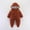 Coffee, variant on 6-9 Months Baby Boy Girls Winter Warm Rompers Unisex Newborn Fleece Outfits Bodysuits Toddler Baby Boys Girls Color Plush Cute Cartoon Winter Thick Keep Warm Jumpsuit Romper Blue