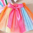 thumbnail image 4 of MEZZALL Girls Birthday Set Children Autumn Letter Tops Mesh Skirt Baby Birthday Photo Clothes Relaxed Fit, 5-6 Years, 4 of 9