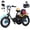 Black, variant on ESKUTE T300M Electric Tricycle for Beginners, Folding 3-Wheel E-Bike with 500W Peak Motor, 302Wh Battery, 12.5 MPH , 16" x 3.0 Fat Tires, Step-Thru, Blue, UL2849