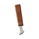 thumbnail image 1 of Herramienta para hacer pliegues de bordes de cuero con mango de madera, dispositivo para hacer pliegues de ranuras poco profundas 25 mm, 1 of 9
